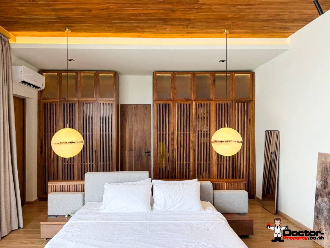 Luxury 2 Bedroom Pool Villa with Partial Sea View in Chaweng, Koh Samui – For Sale