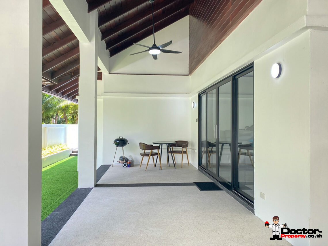 3 Bedroom House with Pool Just 100 Metres from the Beach in Lipa Noi, Koh Samui – For Sale