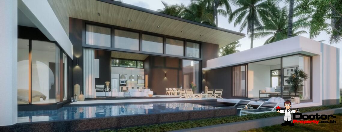 3 Bedroom Garden Villa with Pool in Bang Por, Koh Samui – For Sale