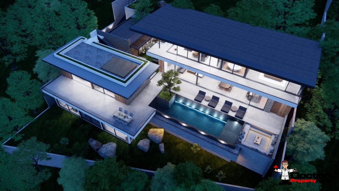 Luxurious 4 Bedroom Pool Villa with Stunning Sea View in Choeng Mon, Koh Samui