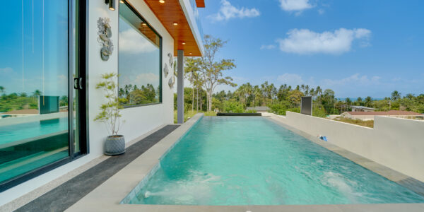 4 Bedroom Pool Villa with Sea View in Bang Por, Koh Samui – For Sale