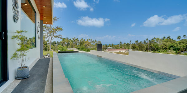 4 Bedroom Pool Villa with Sea View in Bang Por, Koh Samui – For Sale