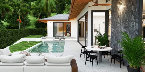 Tropical Modern 3 Bedroom Pool Villa in Lamai, Koh Samui – For Sale