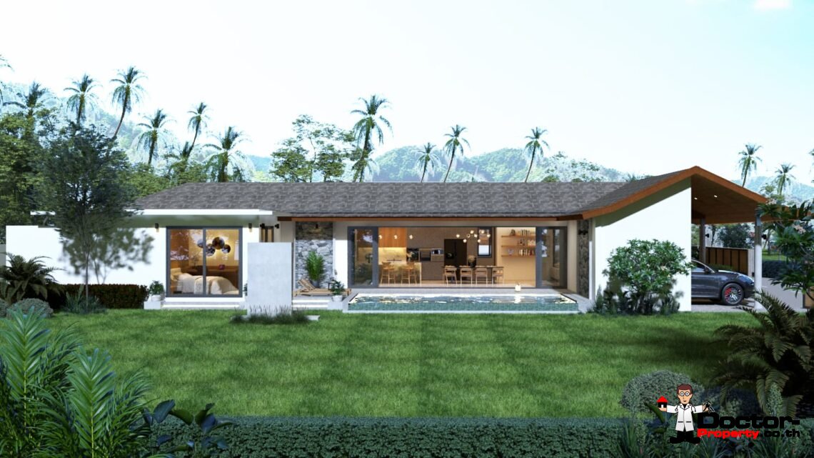 3 Bedroom Garden Villa with Pool in Lamai, Koh Samui – For Sale