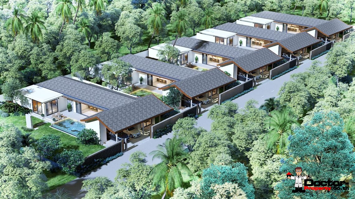 3 Bedroom Garden Villa with Pool in Lamai, Koh Samui – For Sale