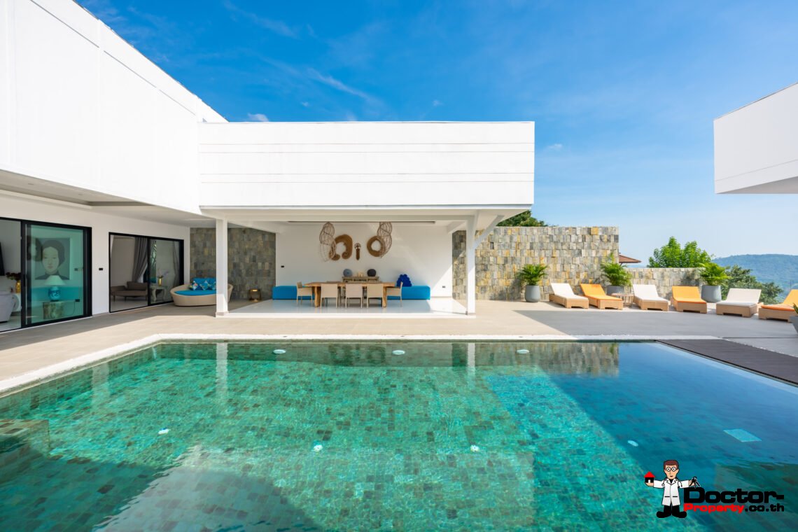 7 Bedroom Luxury Sea View Villa – Bophut, Koh Samui – For Sale