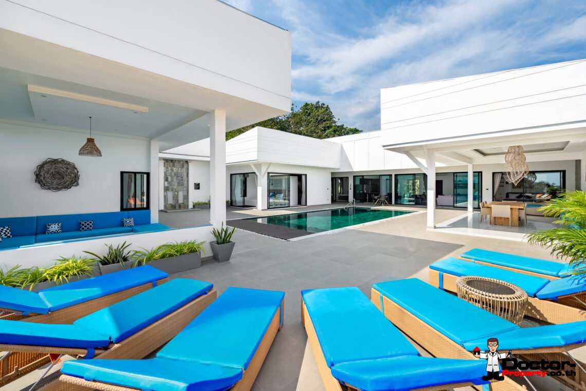 7 Bedroom Luxury Sea View Villa – Bophut, Koh Samui – For Sale