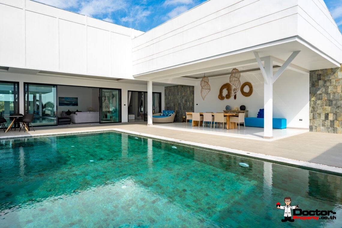 7 Bedroom Luxury Sea View Villa – Bophut, Koh Samui – For Sale