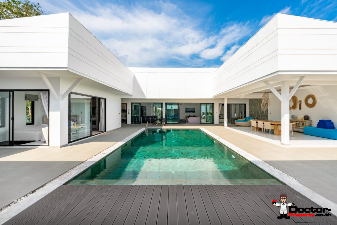 7 Bedroom Luxury Sea View Villa – Bophut, Koh Samui – For Sale