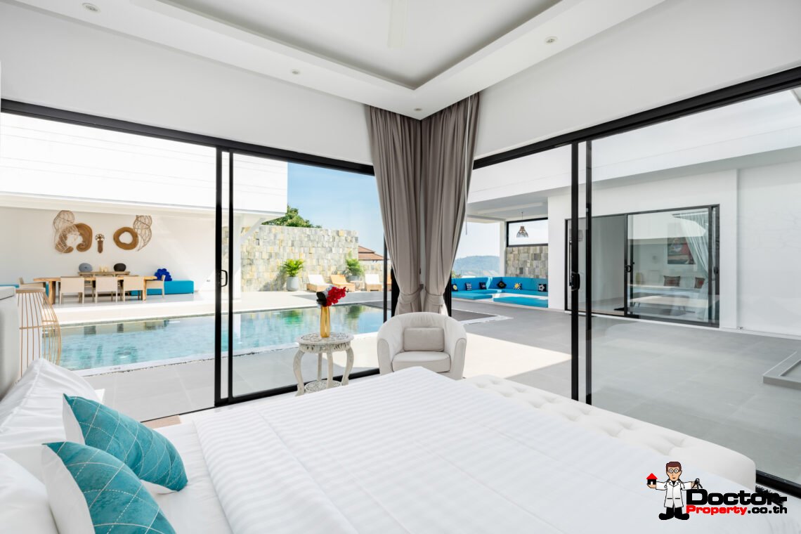 7 Bedroom Luxury Sea View Villa – Bophut, Koh Samui – For Sale