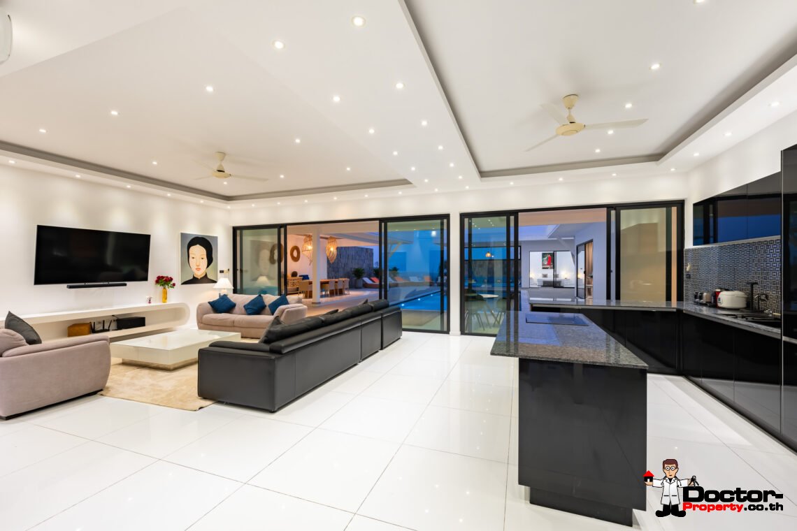 7 Bedroom Luxury Sea View Villa – Bophut, Koh Samui – For Sale