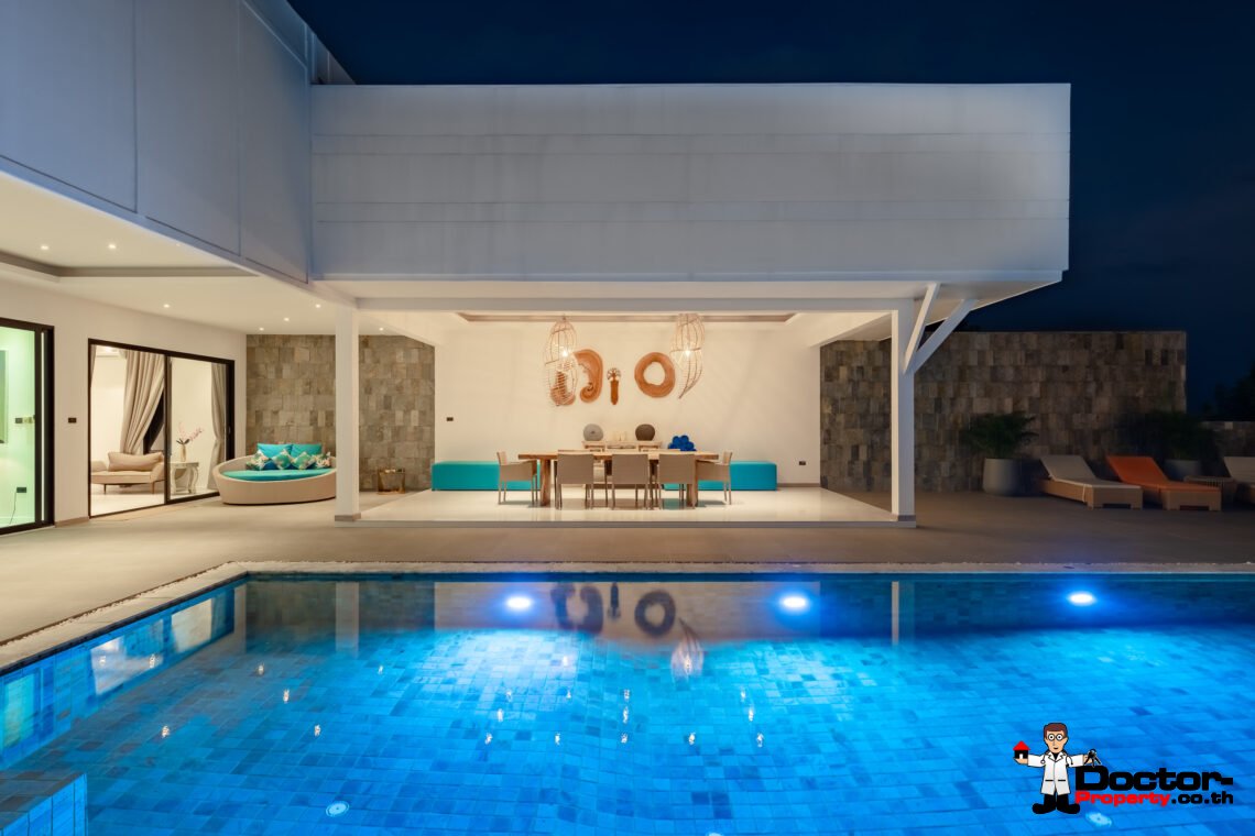 7 Bedroom Luxury Sea View Villa – Bophut, Koh Samui – For Sale