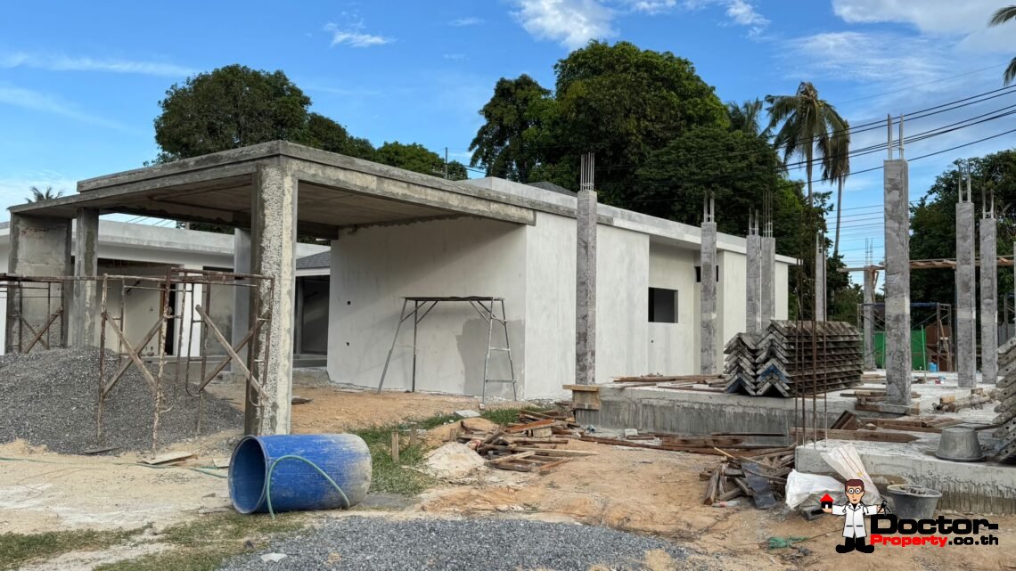 Modern 4 Bedroom Private Pool Villa in Ban Tai, Koh Samui – For Sale