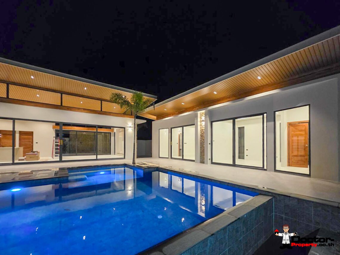 New 3 Bedroom Private Pool Villa with Spacious Garden in Mae Nam, Koh Samui – For Sale