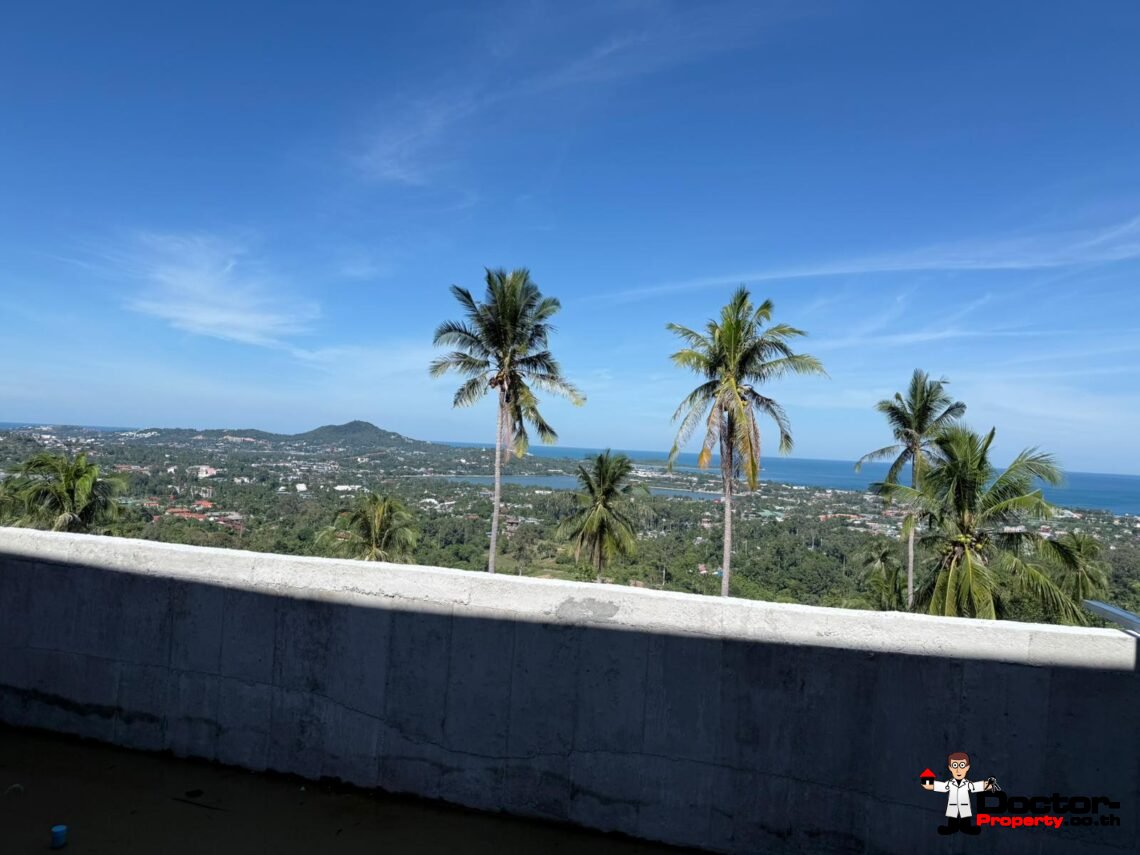 New Project! 4 Bedroom Pool Villas with Seaview in Chaweng – For Sale