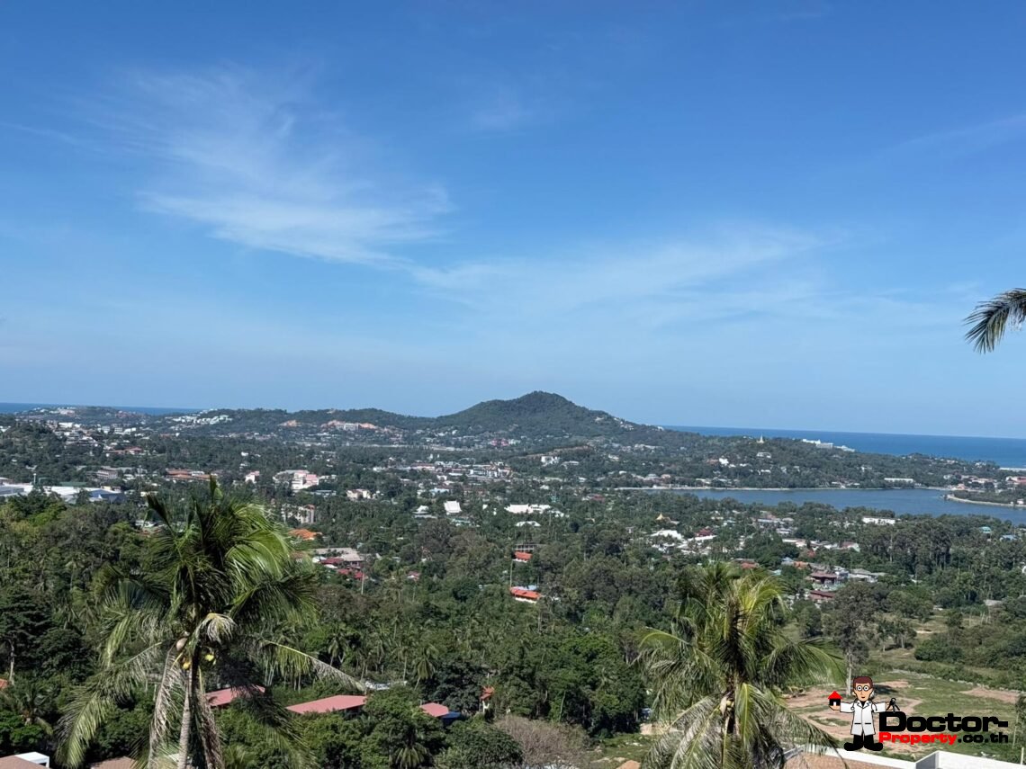 New Project! 4 Bedroom Pool Villas with Seaview in Chaweng – For Sale