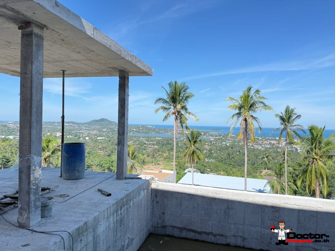 New Project! 4 Bedroom Pool Villas with Seaview in Chaweng – For Sale