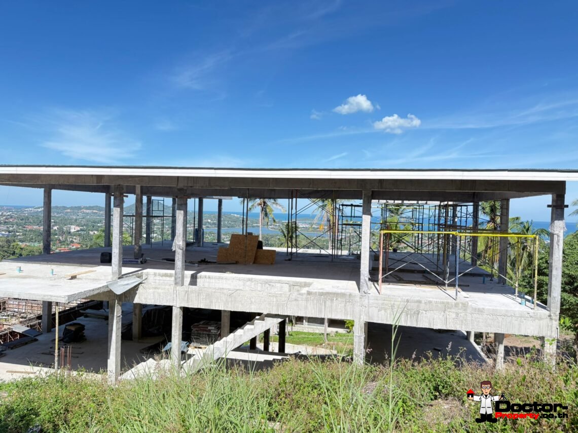 New Project! 4 Bedroom Pool Villas with Seaview in Chaweng – For Sale