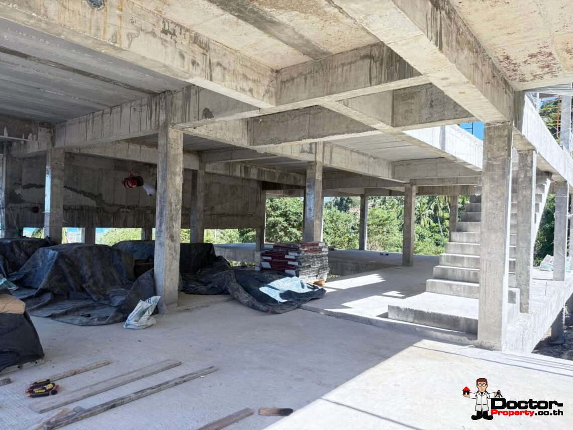 New Project! 4 Bedroom Pool Villas with Seaview in Chaweng – For Sale