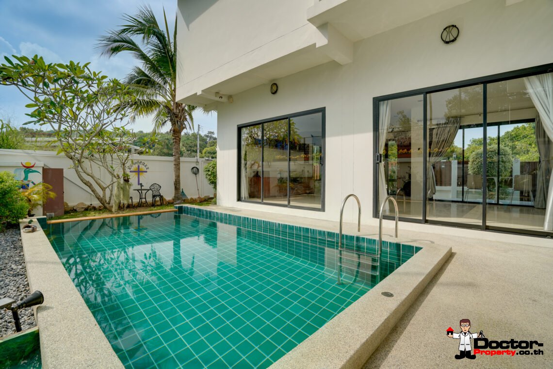 2 Bedroom House with Pool only 250 meters to the Beach in Ban Tai, Koh Samui – For Sale