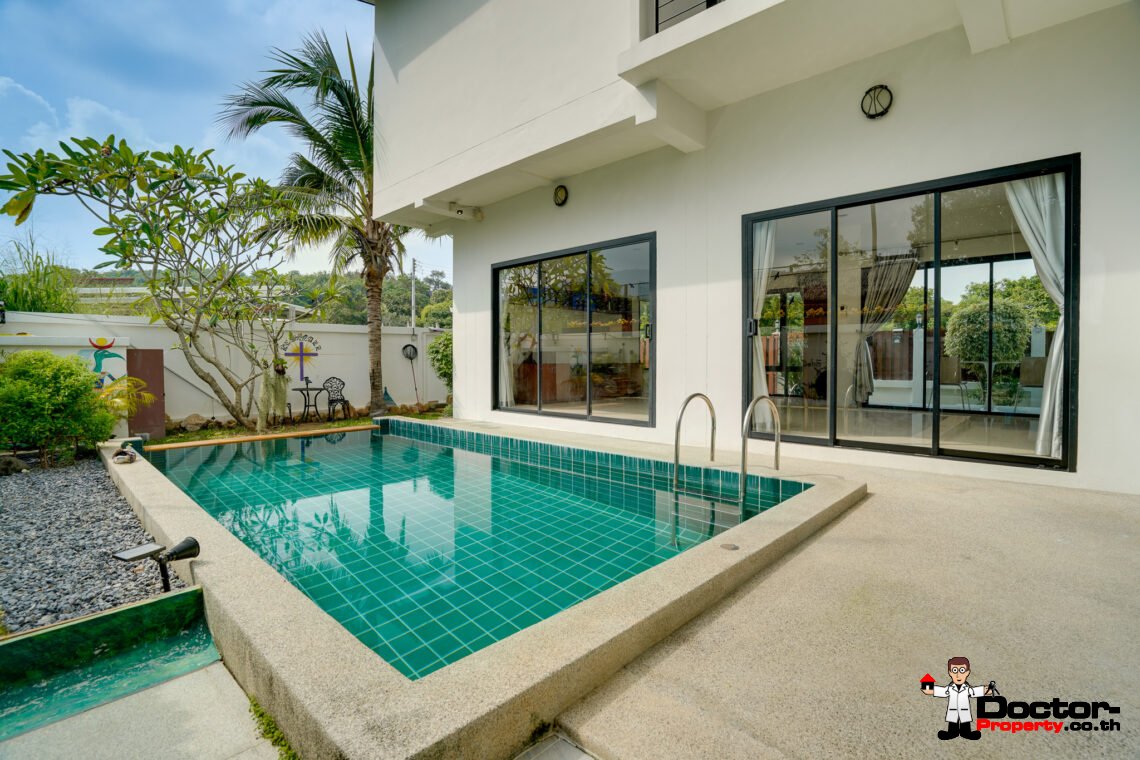 2 Bedroom House with Pool only 250 meters to the Beach in Ban Tai, Koh Samui – For Sale