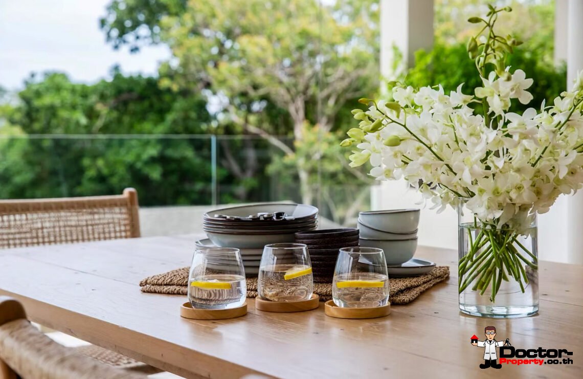 Luxurious 5 Bedroom Pool Villa with Sea View in Plai Laem, Koh Samui – For Sale