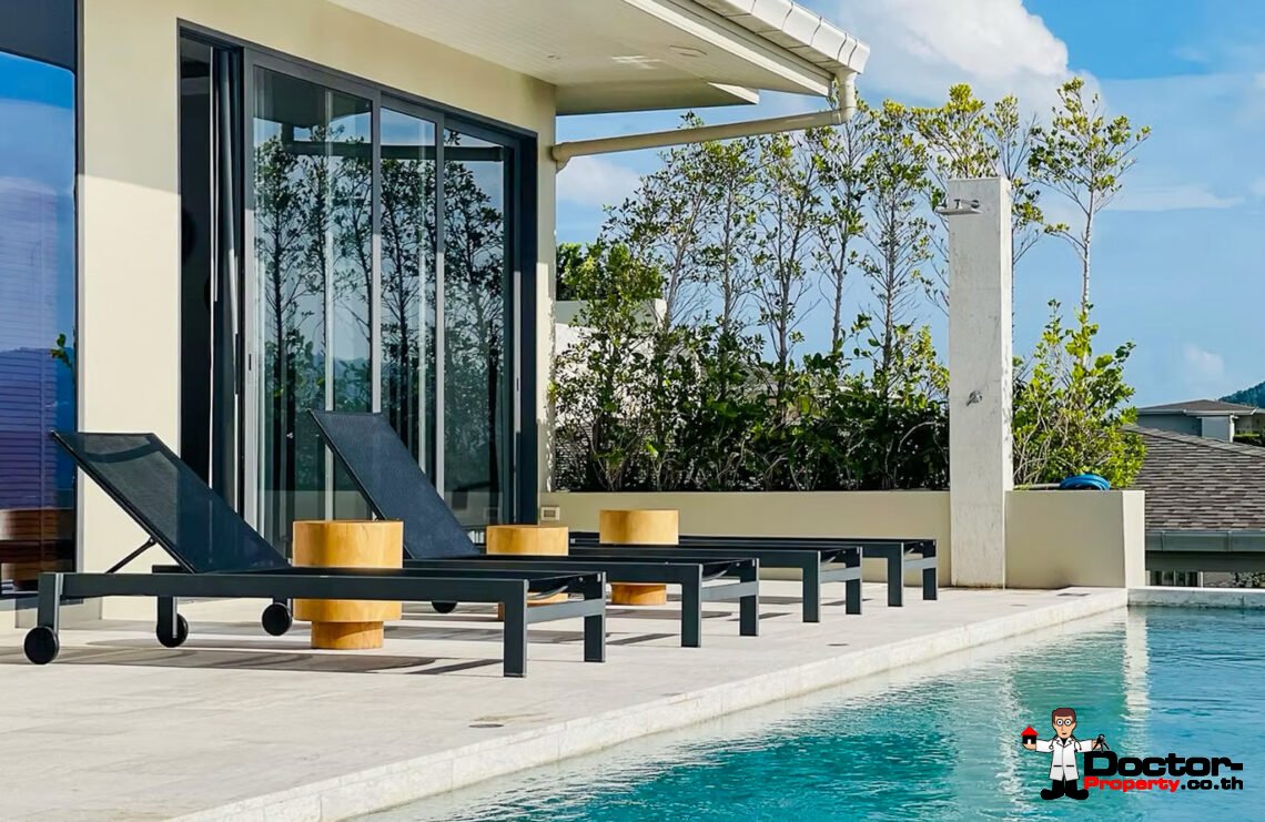Luxurious 5 Bedroom Pool Villa with Sea View in Plai Laem, Koh Samui – For Sale