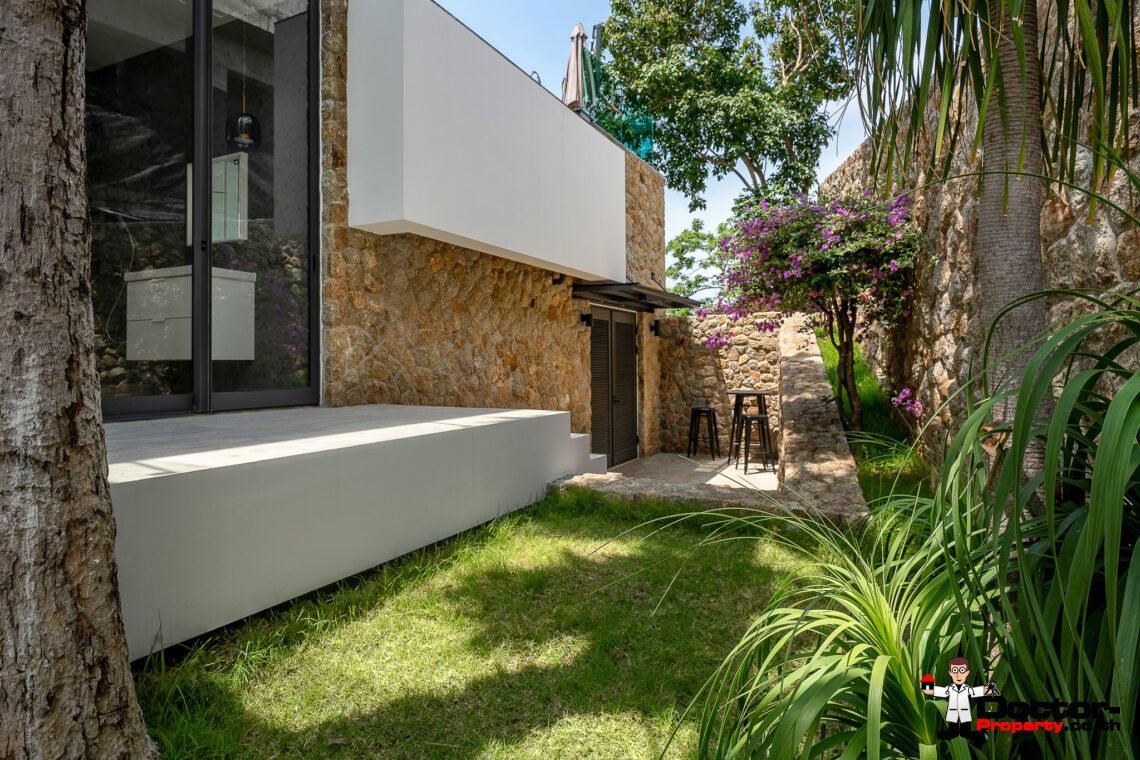 Elegant 4 Bedroom Sea View Villa with Pool in Plai Laem, Koh Samui – For Sale