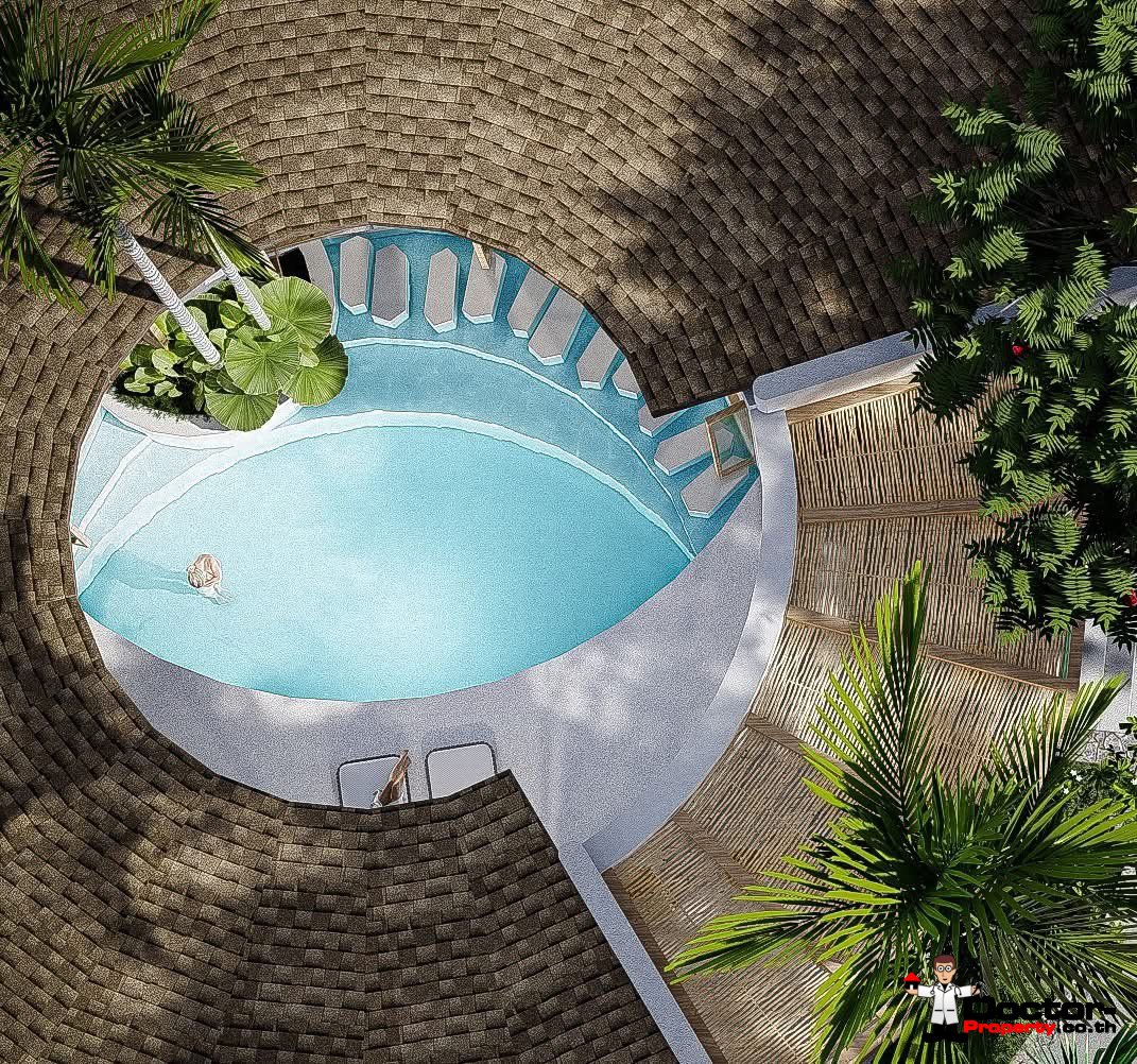 3 Bedroom Eco Pool Villa with Spacious area in Mae Nam, Koh Samui – For Sale