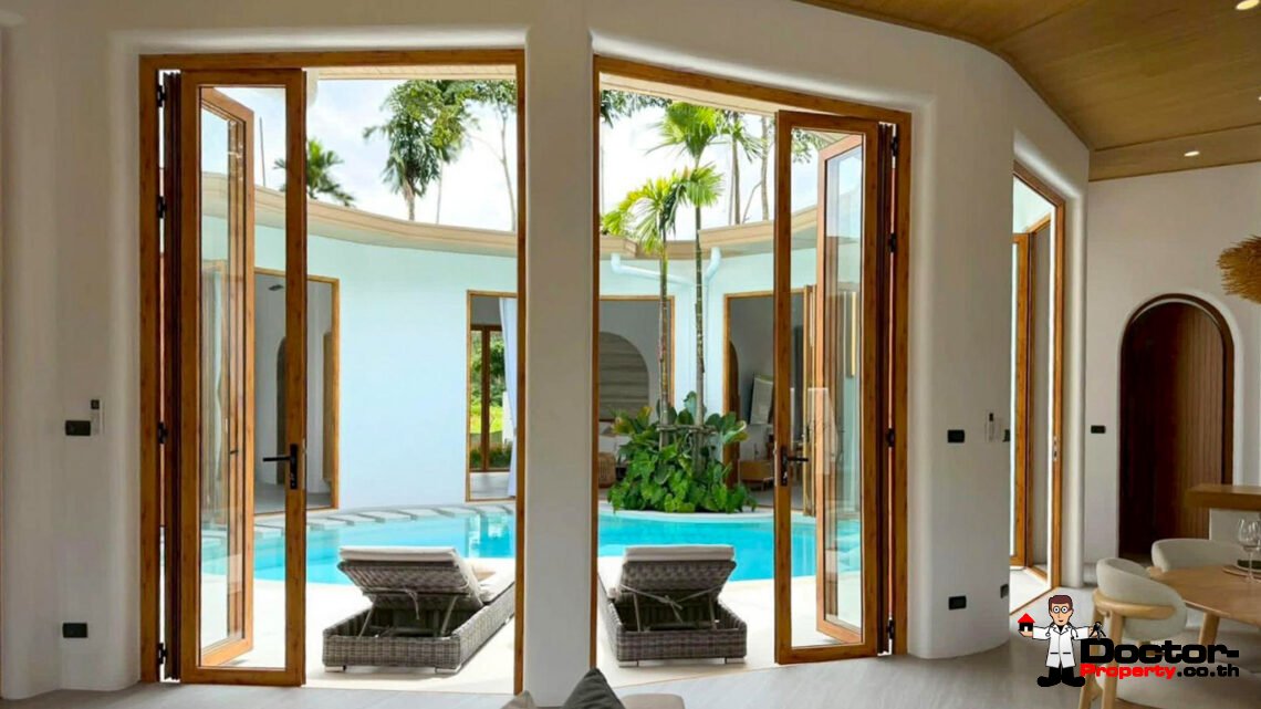 3 Bedroom Eco-Friendly Pool Villa with Spacious area in Mae Nam, Koh Samui – For Sale