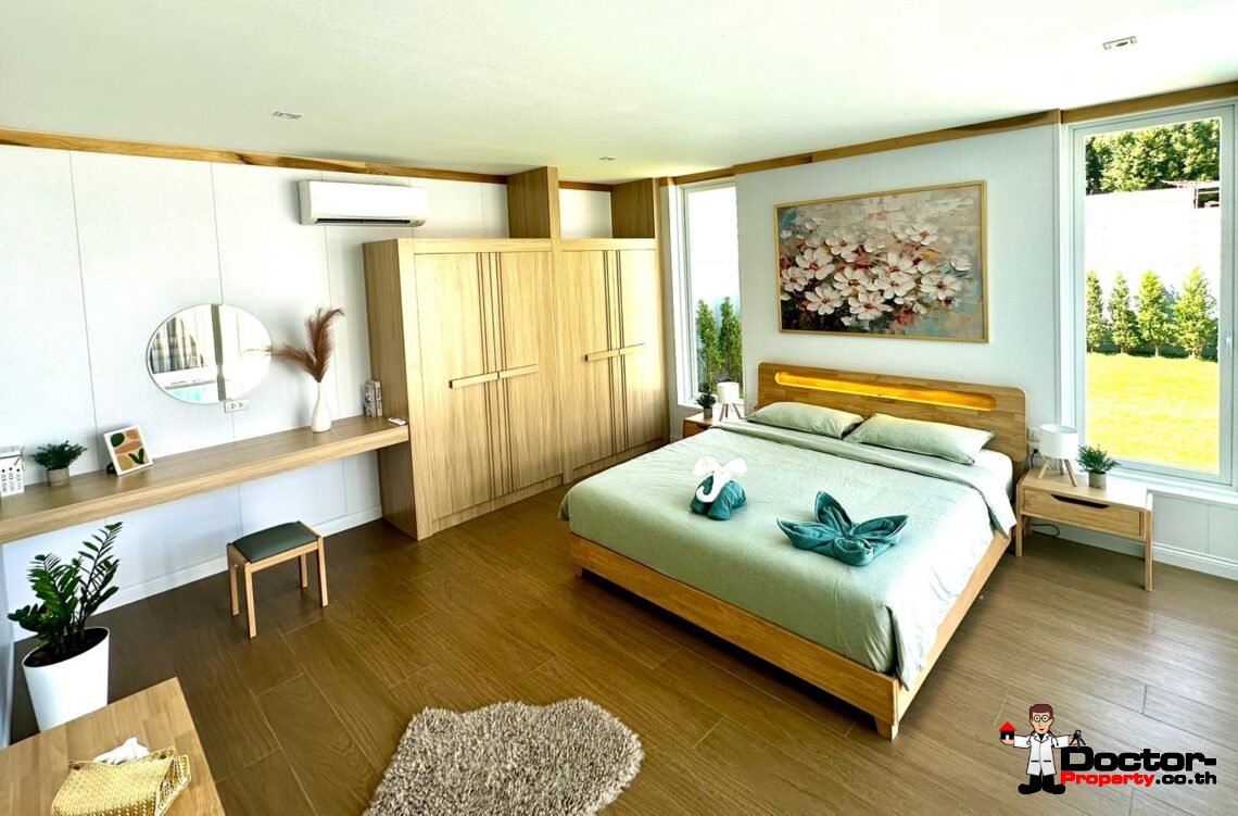3 Bedroom Pool Villa Bali Style in Plai Laem, Koh Samui – For Sale