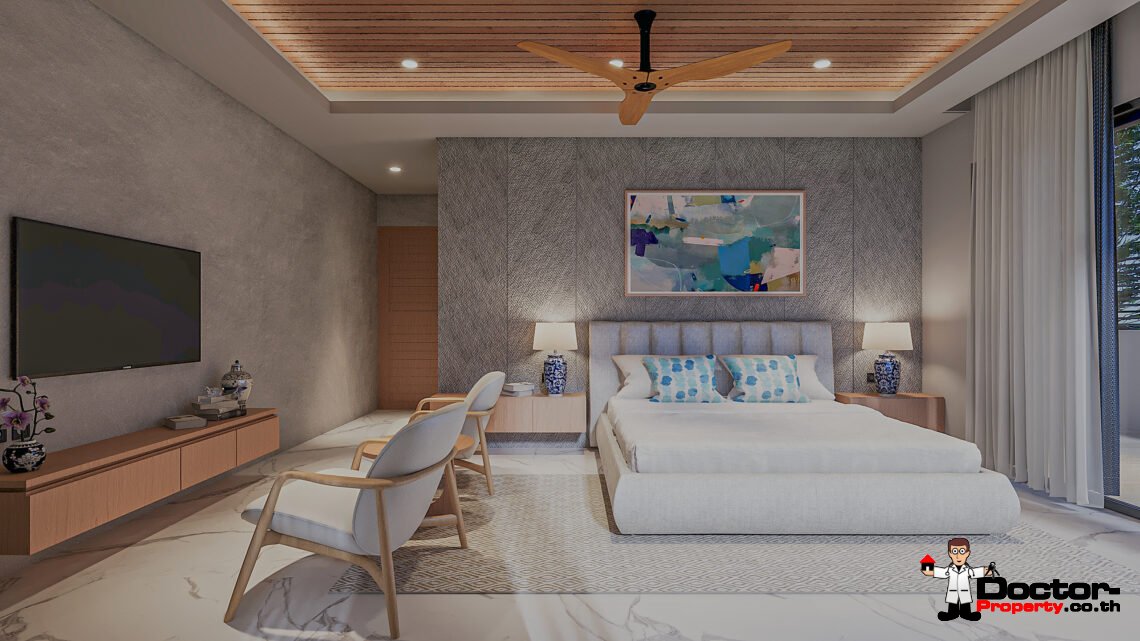 3 Bedroom Pool Villa with Sea View in Chaweng Noi, Koh Samui – For Sale