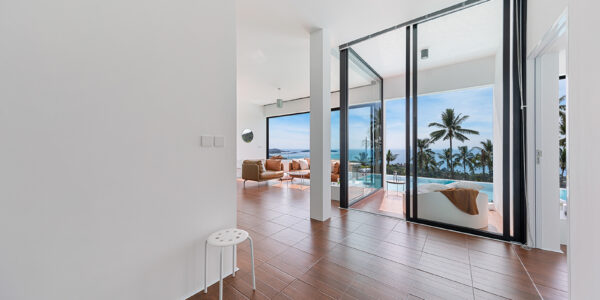 New 3 Bedroom Pool Villa with Sea View in Chaweng Noi, Koh Samui – For Sale