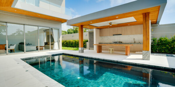 New 4 Bedroom House with Partial Sea View in Bang Rak, Koh Samui – For Sale