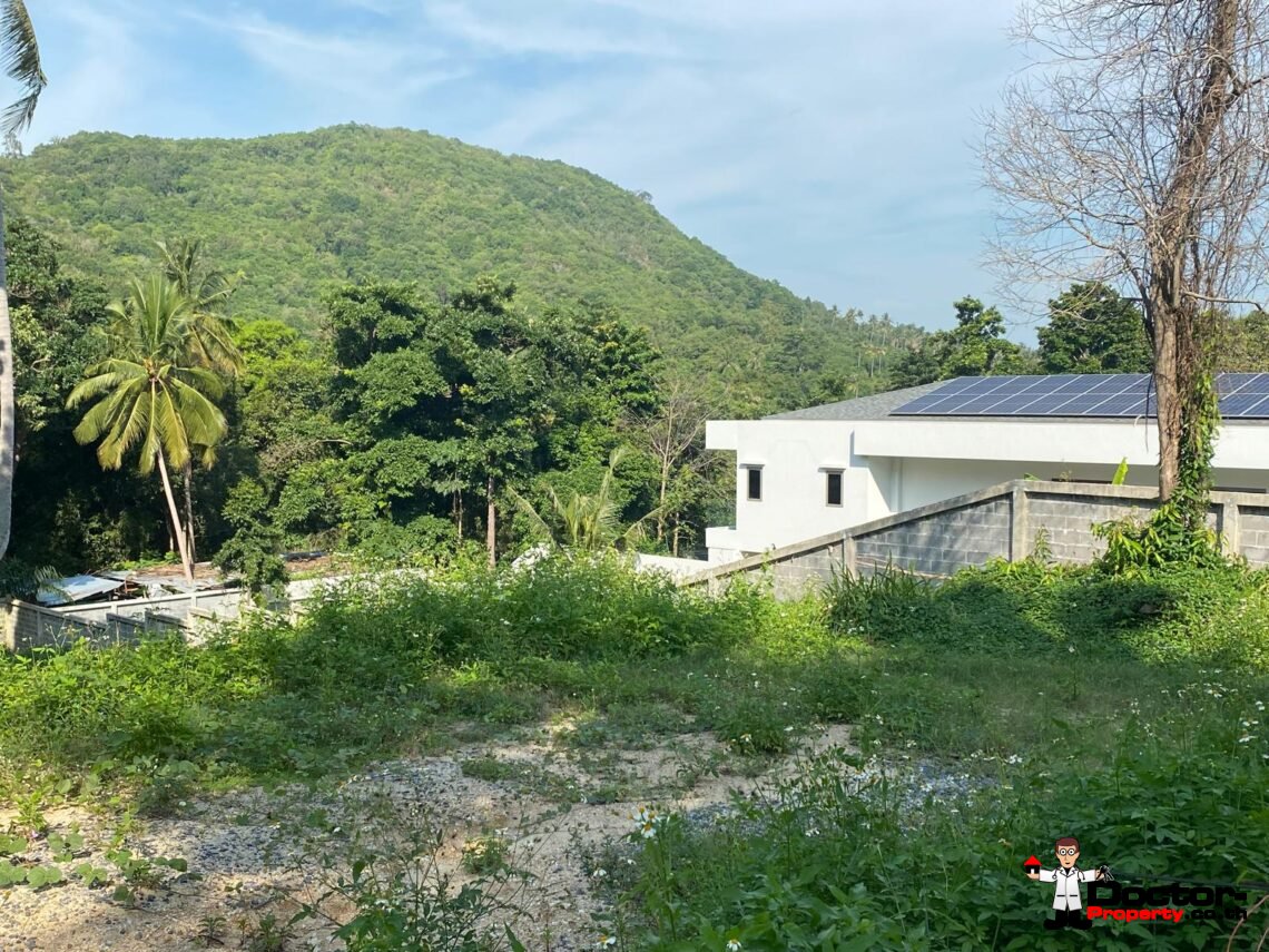 1 Rai of Mountain View Land in Bang Rak, Koh Samui – For Sale