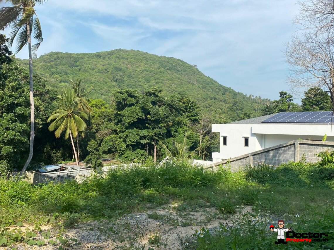 1 Rai of Mountain View Land in Bang Rak, Koh Samui – For Sale