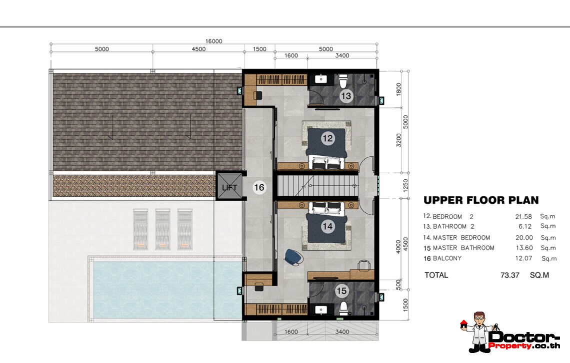 3 Bedroom Private Pool Villa in Plai Laem, Koh Samui – For Sale