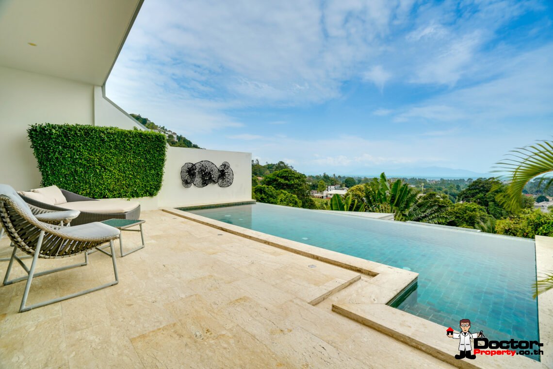 Modern 3 Bedroom Pool Villa with Sea View, Koh Samui – For Sale