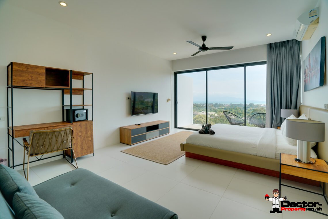 Modern 3 Bedroom Pool Villa with Sea View, Koh Samui – For Sale