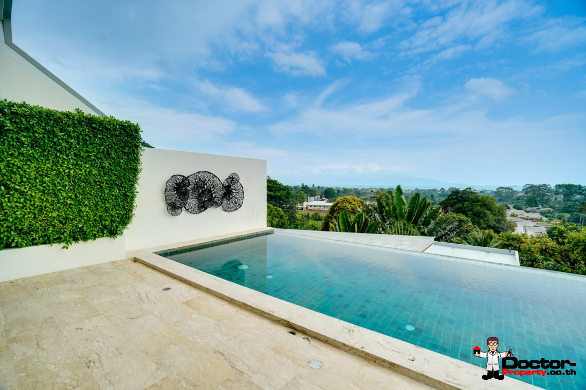 Modern 3 Bedroom Pool Villa with Sea View, Koh Samui – For Sale