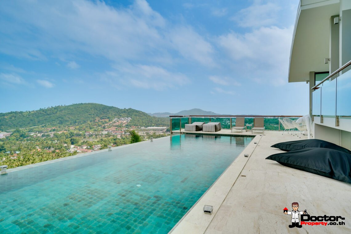 Magnificent 3 Bedroom Pool Villa with Stunning Sea View in Bo Phut, Koh Samui – For Sale