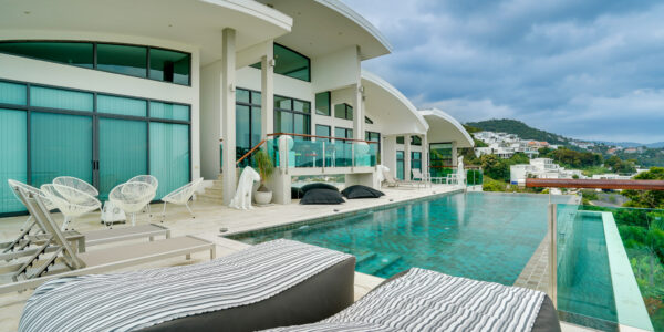 Magnificent 3 Bedroom Pool Villa with Stunning Sea View in Bo Phut, Koh Samui – For Sale