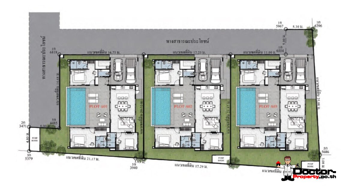 3 Bedroom Private Pool Villa in Mae Nam, Koh Samui – For Sale