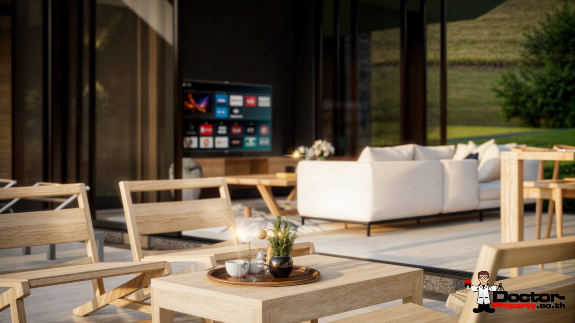 Luxury Modern 4 Bedroom Pool Villa in Plai Laem, Koh Samui – For Sale