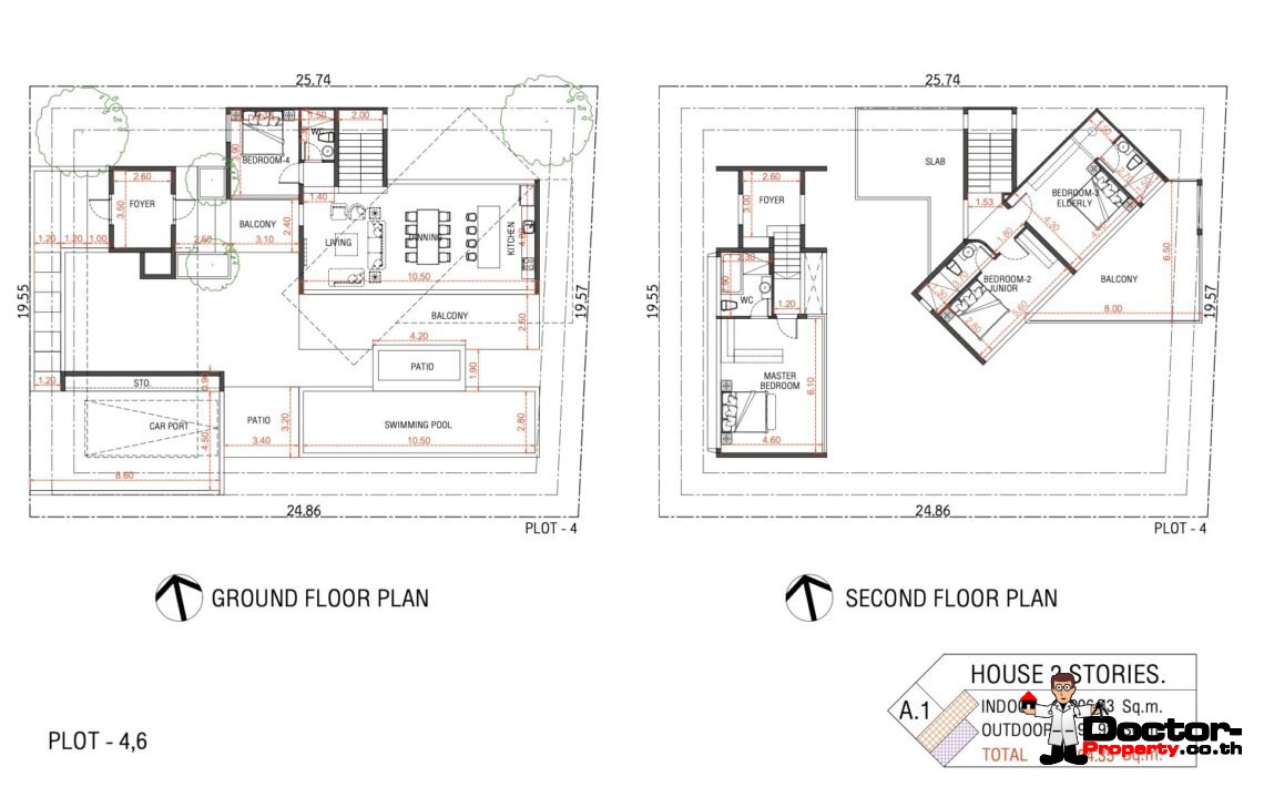 Luxury Modern 4 Bedroom Pool Villa in Plai Laem, Koh Samui – For Sale