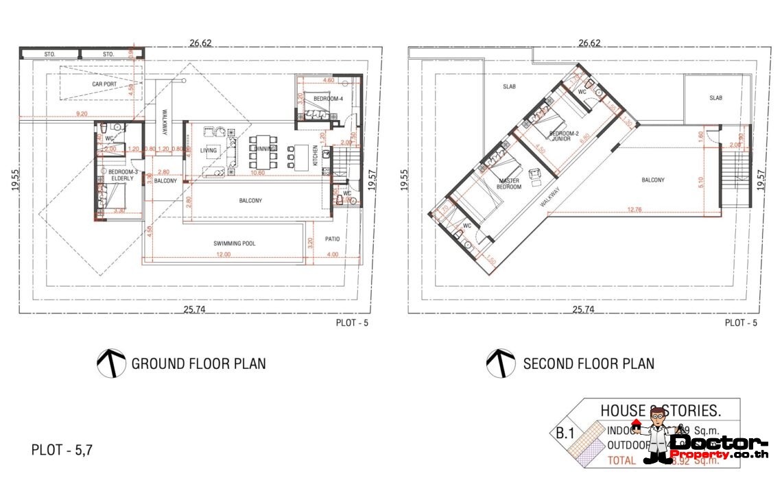 Luxury Modern 4 Bedroom Pool Villa in Plai Laem, Koh Samui – For Sale