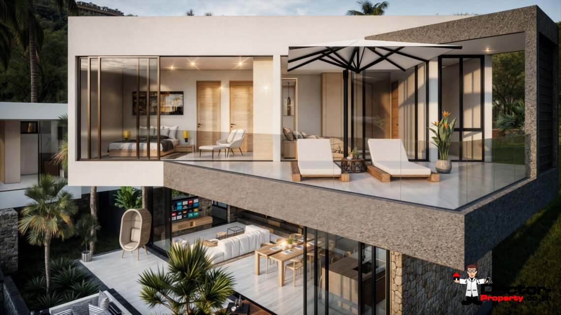 Luxury Modern 3 Bedroom Pool Villa in Plai Laem, Koh Samui – For Sale