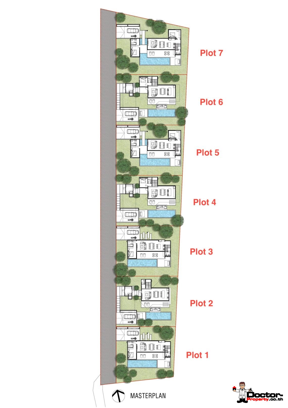 Luxury Modern 3 Bedroom Pool Villa in Plai Laem, Koh Samui – For Sale