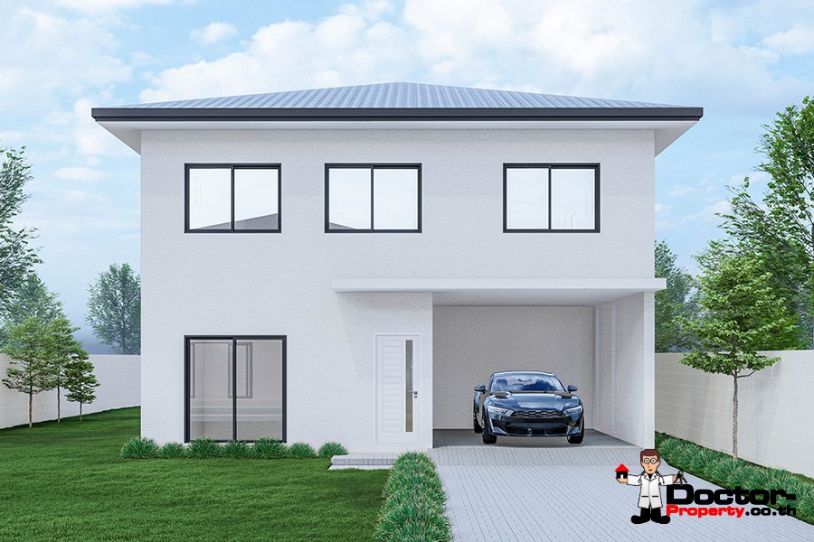 Modern 4 Bedroom Pool Villa in Bang Rak, Koh Samui – For Sale