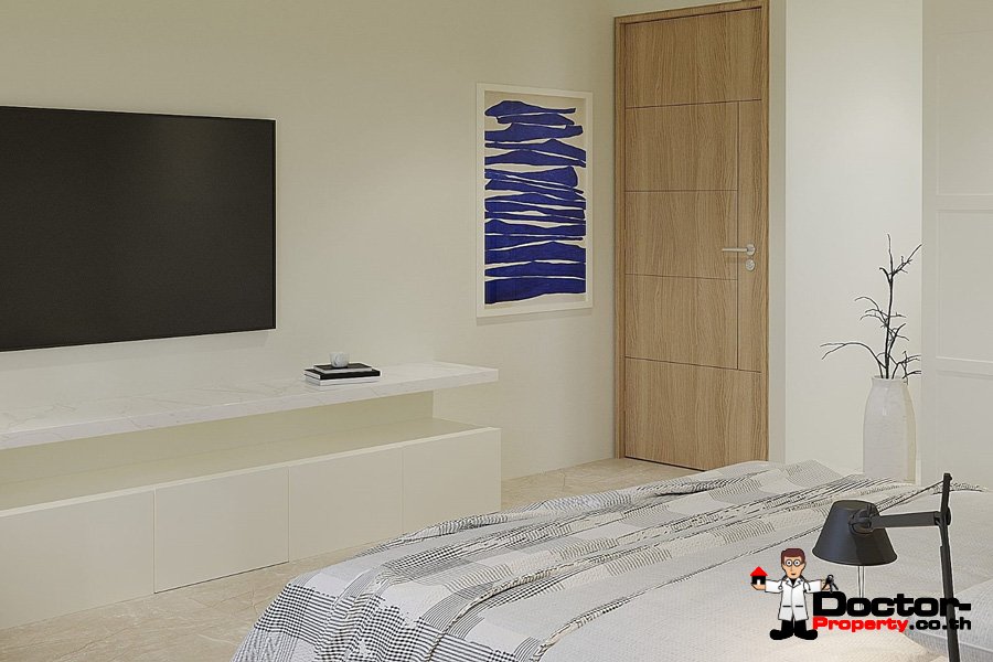 Modern 4 Bedroom Pool Villa in Bang Rak, Koh Samui – For Sale